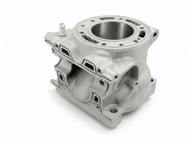 Rechromage du cylindre KTM SX 125 2 temps Cylindre KTM EXC/SX 125 2 temps rechromé avec restauration du dépôt en nickel-carbure de silicium et polissage T-Shape.