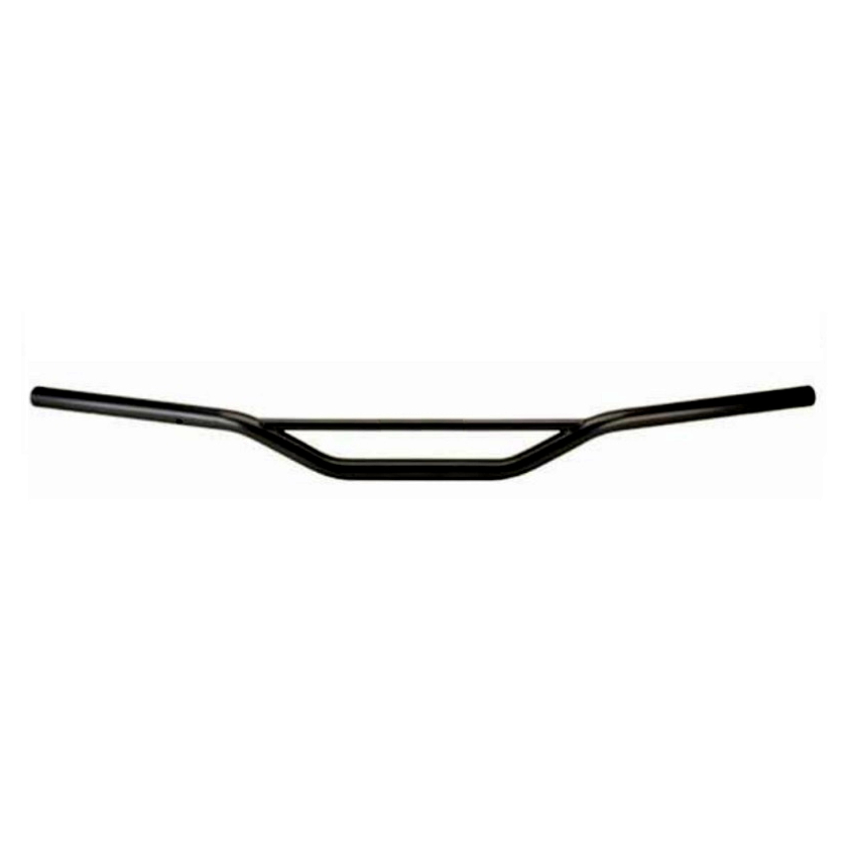 Guidon 22 mm acier cintrage bas noir Domino Guidon 22 mm acier cintrage bas noir Domino