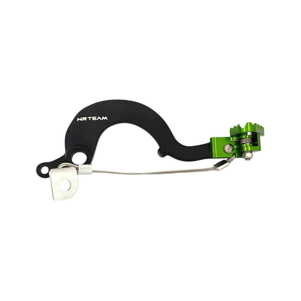 Pédale de frein NRTeam Kawasaki KX 125 (04-08) vert DS93.0036V