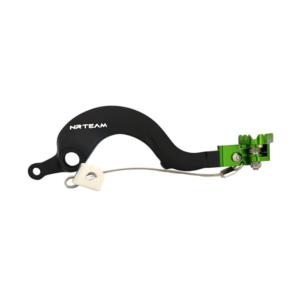 Pédale de frein NRTeam Kawasaki KX 250 (05-08) vert DS93.0037V