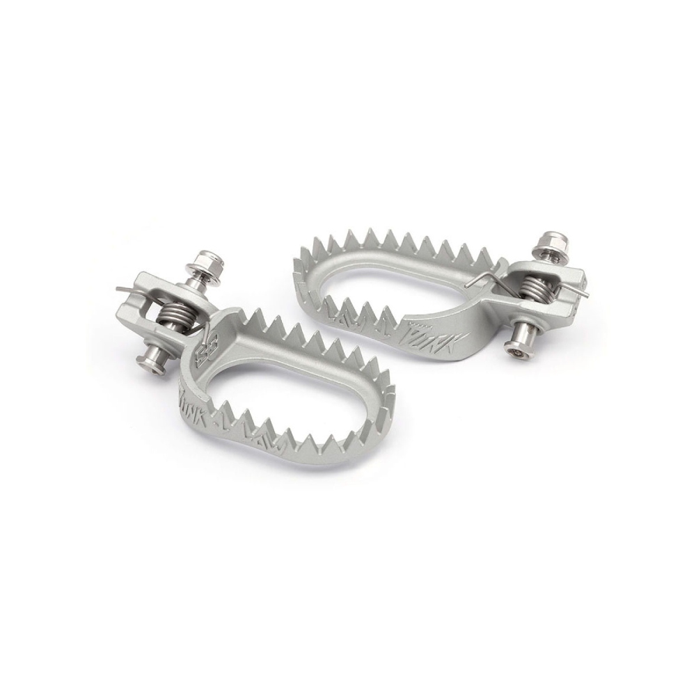 Repose-pieds acier S3 KTM 300 EXC (17-23) reculés et abaissés gris ESK-1470-S