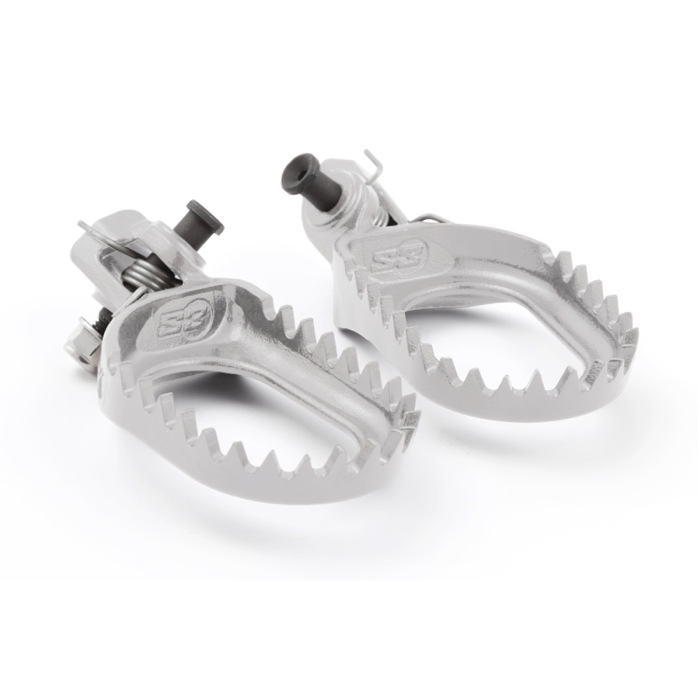 Repose-pieds acier S3 Beta RR 480 (20-26) reculés et abaissés gris ESK-2761-S