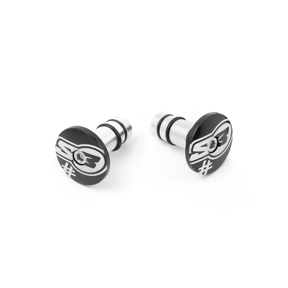 Paire d’embouts de guidon S3 noir Too Paire d’embouts de guidon S3 noir Too