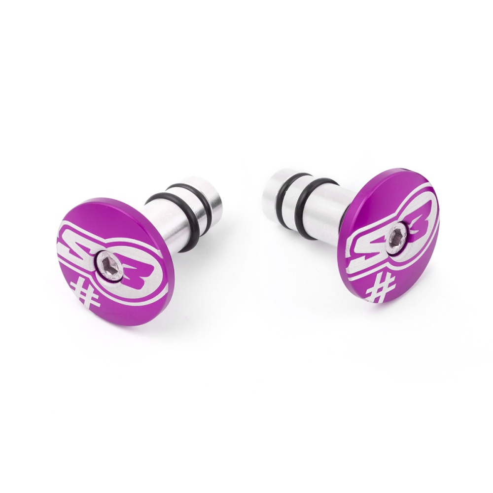 Paire d’embouts de guidon S3 violette Too Paire d’embouts de guidon S3 violette Too