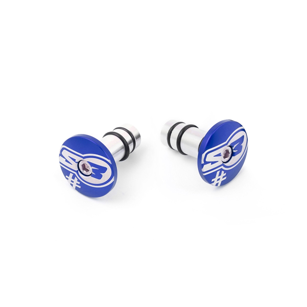 Paire d’embouts de guidon S3 bleu Too HA-END2-U