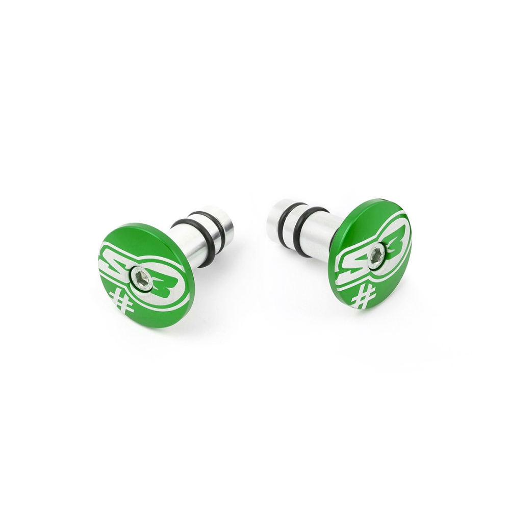 Paire d’embouts de guidon S3 vert Too Paire d’embouts de guidon S3 vert Too