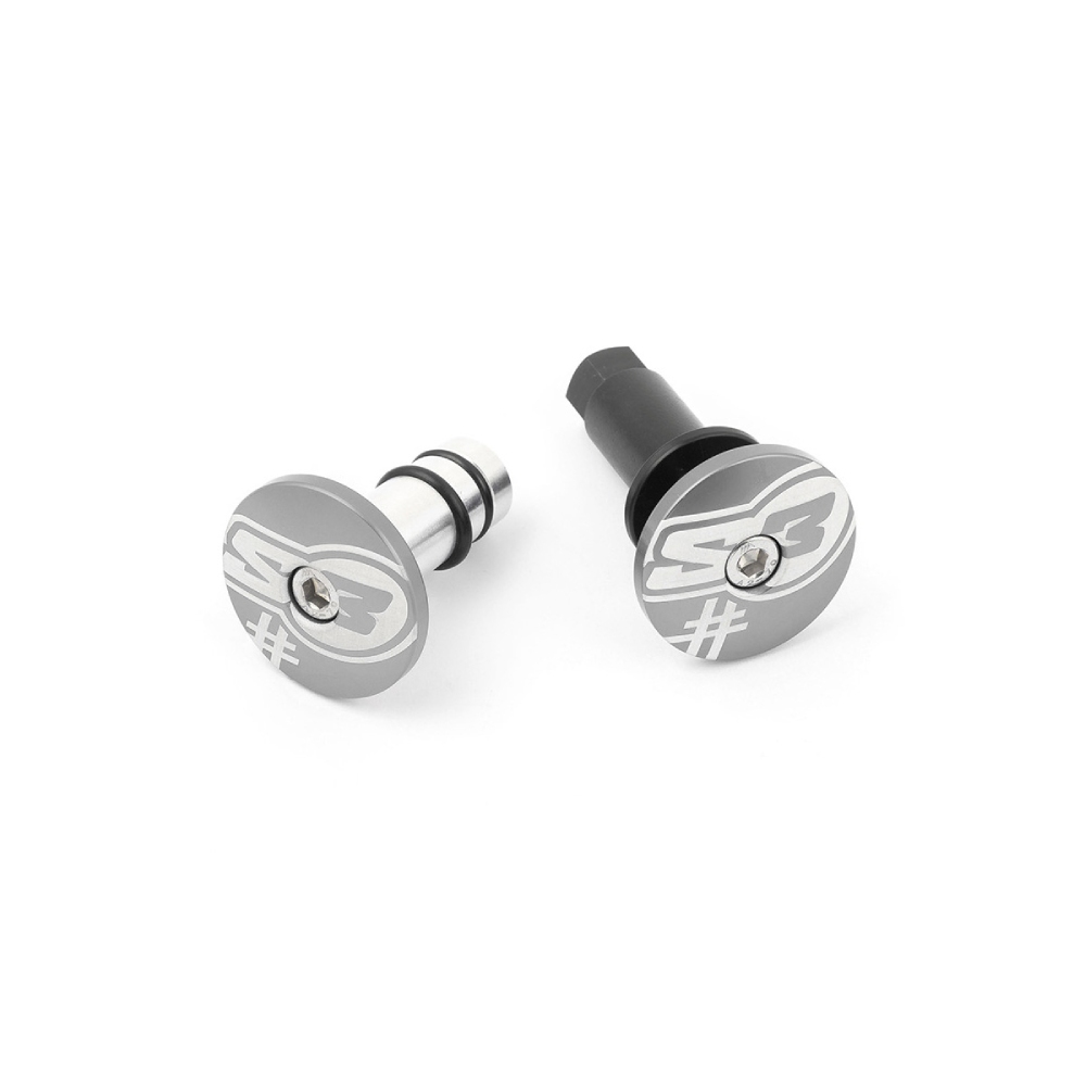 Paire d’embouts de guidon S3 gris Five Paire d’embouts de guidon S3 gris Five