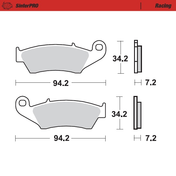 Plaquettes Moto Master Kawasaki KX 450 F (06-23) avant racing MM-093411