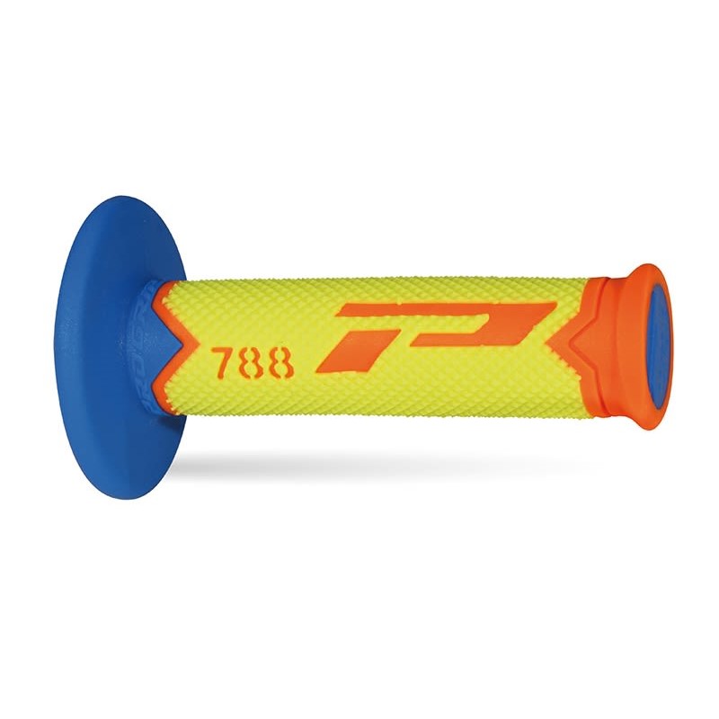 Paire de poignées Pro Grip 788 - orange fluo jaune fluo bleu clair PG-788-280