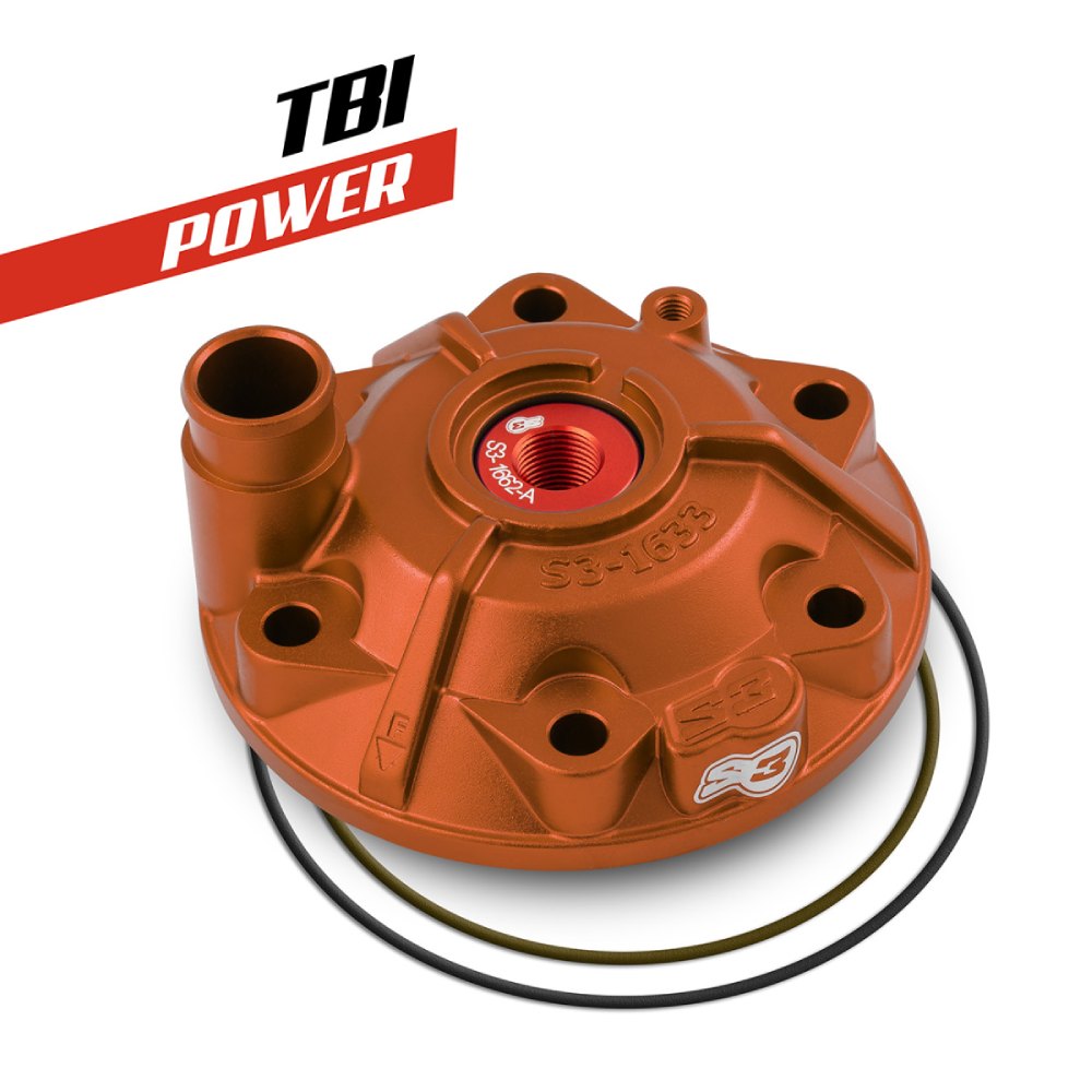 Culasse S3 KTM 300 SX (23-27) - Power orange PWR-163-300-O