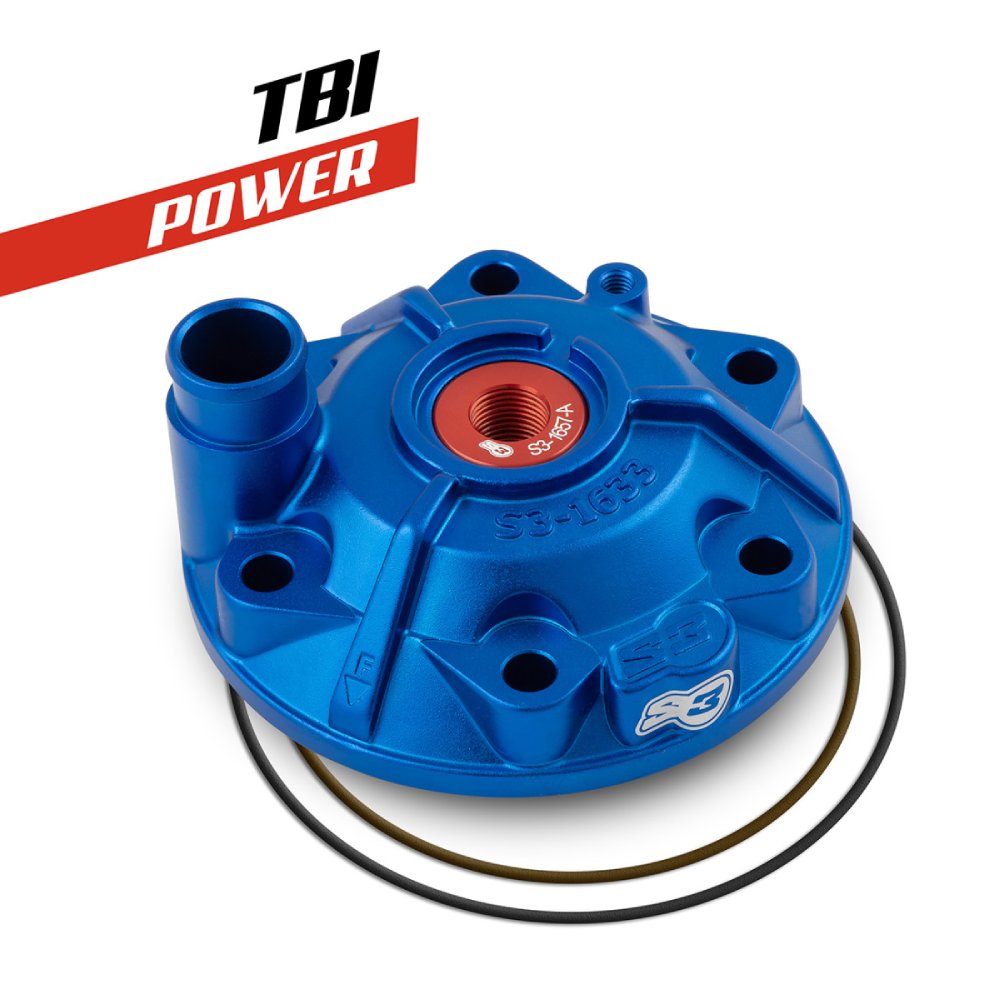 Culasse S3 Husqvarna 250 TC (23-27) - Power bleu PWR-3361-250-U