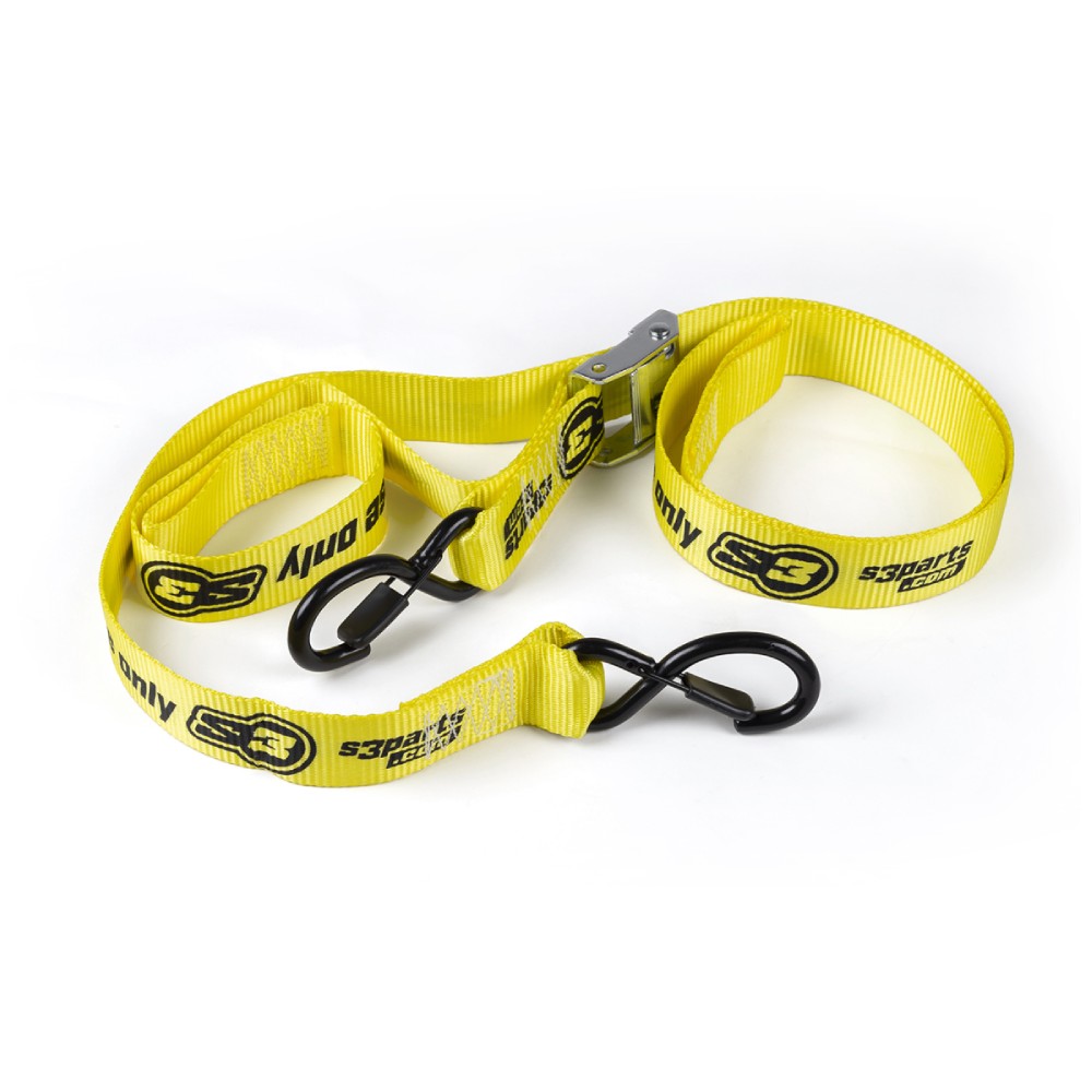 Sangle d'arrimage moto simple Tie Down S3 jaune SG-901